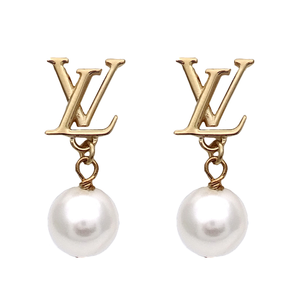 Louis Vuitton LOUIS VUITTON Earrings for Women, Brand GP Faux Pearl - LV Icon...